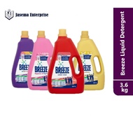 Breeze Liquid Detergent 3.6kg Power Clean | Comfort | Luxury Perfume