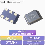 2pcs VCXO 7050 27MHz 5070 27M Voltage Controlled Crystal Oscillator 5*7 6P SMD Active Oscillator 27.