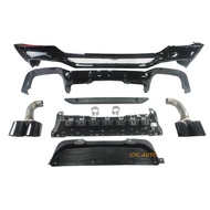 Auto accessories G02 LCI X4M bodykit parts rear diffuser with pipe for BMW X4 series body kit 2022
