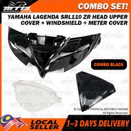 COMBO SET YAMAHA LAGENDA SRL110 ZR HEAD UPPER COVER + METER COVER + WINDSHIELD