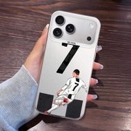 Back Phone Cover Case for iPhone 17 Pro Max 16 11 Air 15 Plus XS XR 12 13 14 16e Cartoon Football Nu