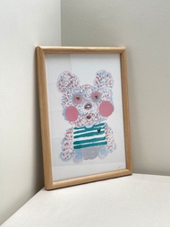 鬆弛熊 A4原創手繪印刷繪圖 | 掛畫 | 限量 | 裝飾畫