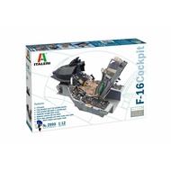 USAF F-16 Cockpit Seat with Instrument 1/12 Italeri