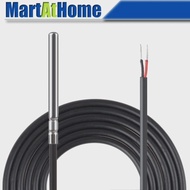 5 PCS Stainless Steel Temperature Sensor Probe Waterproof Thermistor -22 to 572 F / -30 to 300 C NTC