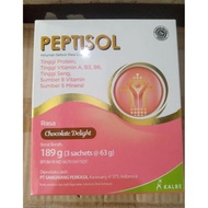 Terlaris Peptisol Cokelat 189Gr (3 Sachet)