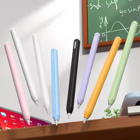 Silicone Pencil Case for Apple Pencil 2 2nd Generation Stylus Pen Cases Solid Color Cover for Apple 