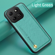 Đối với Honor x6b trường hợp chéo kết cấu da Ốp từ tính đối với Honor x6b khung nhựa TPU bảo vệ máy