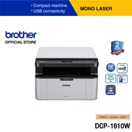 Brother DCP-1610W เครื่องพิมพ์เลเซอร์ ขาว-ดำ มัลติฟังก์ชัน (พิมพ์สแกนถ่ายเอกสาร) (ประกันจะมีผลภายใน1