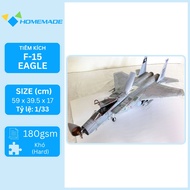 F-15 Eagle Fighter Paper Model Kit