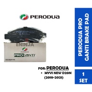 【100% ORIGINAL】Perodua ProGanti Front Disc Brake Pad For Perodua Myvi New D20N (04465-20R01)