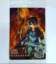 桐人 愛麗絲 絕版 小說15期封面畫 餅卡 1張 刀劍神域 SAO 10週年  全新未開封