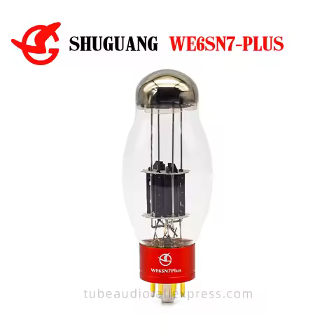 ShuGuang 2024 WE6SN7 PLUS 6SN7 Vacuum Tube Precision Matching Valve Replaces CV181 6H8C 6N8P 6SN7 El