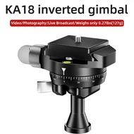 bdpjy- KA18 SLR Camera Gimbal 360 Degree Rotating Metal Panoramic Spherical Gimbal Projector Gimbal 