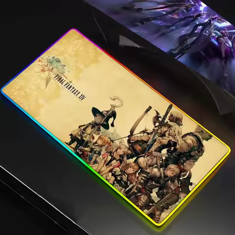 600x300mm Computer Tables Playmat Setup Gamer DIY Big Mousepepad LED Large F-Final Fantasys Rgb Mous