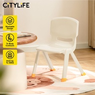 Citylife Children's Chair Sturdy Stackable Stool Study Chair With Backrest Sturdy Stackable Kinderga