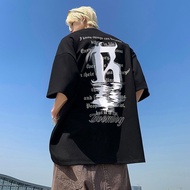 Korea Korea 2026 Heavy Cotton Short-Sleeved t-Shirt Men Women ins Street Wear American Retro High St