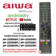 FOR aiwa android Smart LED TV voice Remote Control With NETEFlX