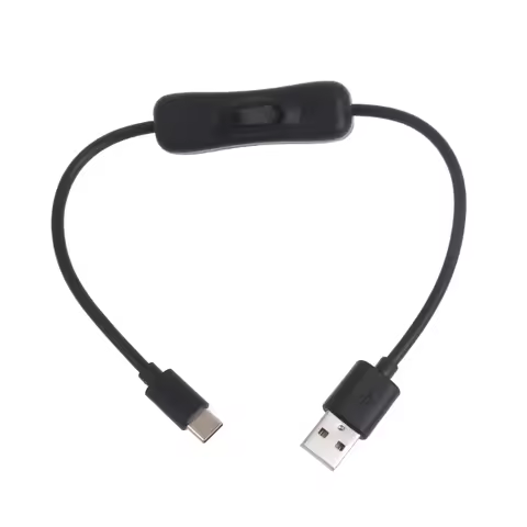 USB Cable withSwitch Type-C USB2.0 Adapter Cord 5V3A Type C to USB A Charger and Data Transfer forRa