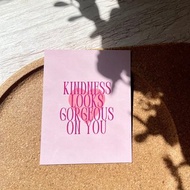 迷你海報磁鐵貼-真心真心 冰箱貼