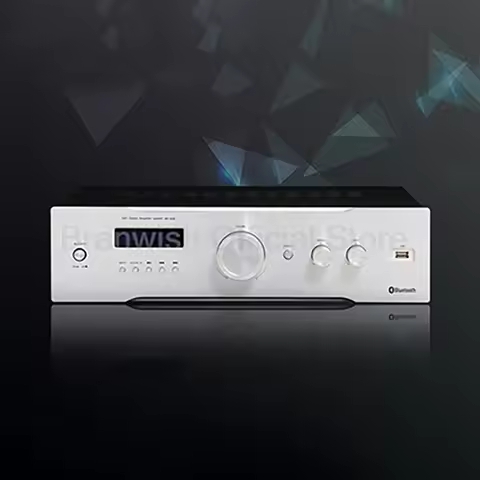 150Wx2 HiFi Amplifier 5.0 Bluetooth Amp Aluminum Alloy Panel Sound System Pure Direct Amp XLR Balanc