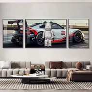 Bearbrick Wall Painting KAWS / BEARBRICK Set Of 3 Living Room / Bedroom / Gaming / As Gifts