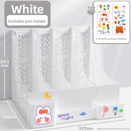 XUEDELE | 4-Section Categorization Desk Organizer Large Capacity Thick Office Supplies