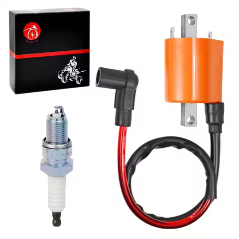 Ignition Coil & Spark Plug For Yamaha Gas Golf Cart G2 G5 G8 G9 G11 G14 1985-1996 OEM:J38-82310-20-0