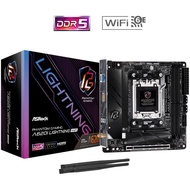 ASROCK A620I PG LIGHTNING WiFi MOTHERBOARD (AMD AM5, DDR5, Mini-ITX, WiFi 6E + Bluetooth)