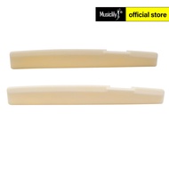 Musiclily Pro 71.12mm Compensated Acoustic Guitar Bone Saddle for 6-String Taylor Style (Set of 2)