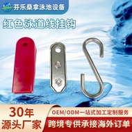 Tightener Red Swimming Road Line Thickened Swimming Pool Tensioner Stainless Steel Hook Fixture Spli
