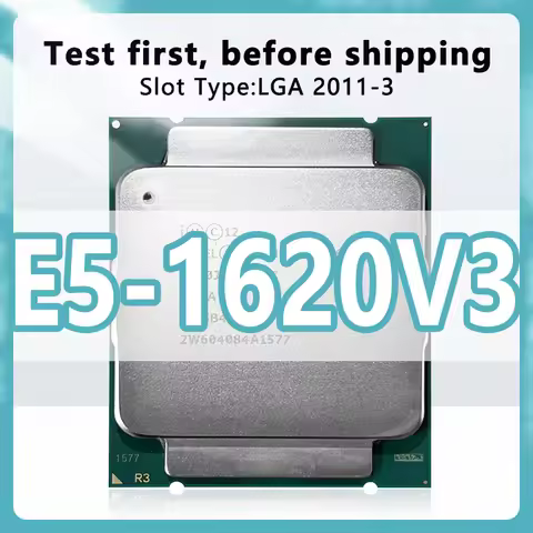 Xeon E5-1620V3 CPU 22nm 4 Cores 8 Threads 3.5GHz 10MB 140W processor LGA2011-3 for X99 server mother