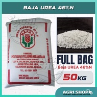 (FULL BAG) Agrishop 50kg Premium Urea Agrenas / Nafas 46%N Nitrogen Fertilizer Baja Hijau Nutrient P