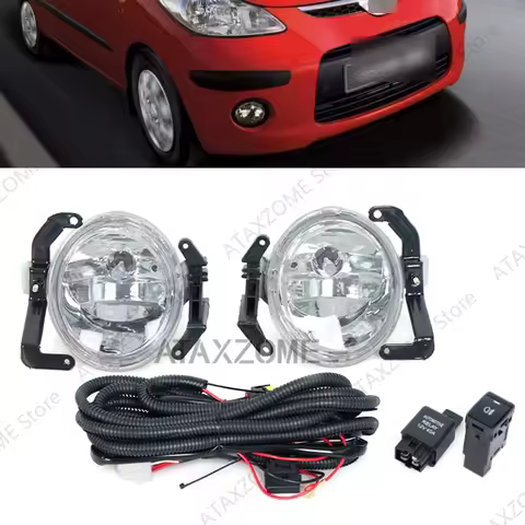 Daytime Running Light DRL Fog Lamp Front Bumper Fog Light Assembly For Hyundai i10 2008 2009 2010 20
