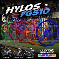 HYLOS FG510 Forged Cnc Sport Rim 160/160-17 LC135 5S LC V8 FI Y15 Y16 125ZR HP510 Hub Custom Cnc
