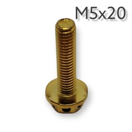 น็อตแต่งไทเททองสแตนเลส 304 M5 M6 M8