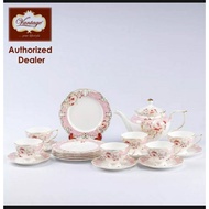 VANTAGE TEA SET 20PCS ROSE GERMANY