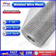 1/2 inch Galvanized Welded Wire Mesh Welded Cage Wire Poultry Netting  Garden Fence Welded Wire Mesh