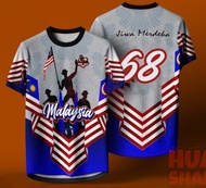 Baju Merdeka 68 Tahun 2025 Baju Merdeka Budak Lelaki Baju T Shirt Merdeka Special Edition T-Shirt Un