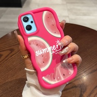 HP Casing For Realme 9i 4G Case Casing Orange and Spray Pattern Soft Cesing Silicone Softcase Macaro