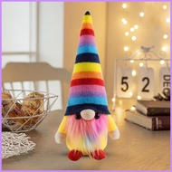 Rainbow Faceless Gnome Doll Rainbow Rudolph Faceless Doll Multifunctional Table Ornaments Cute Rainb