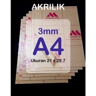 Akrilik lembaran A4 / akrilik beening/ grosir akrilik