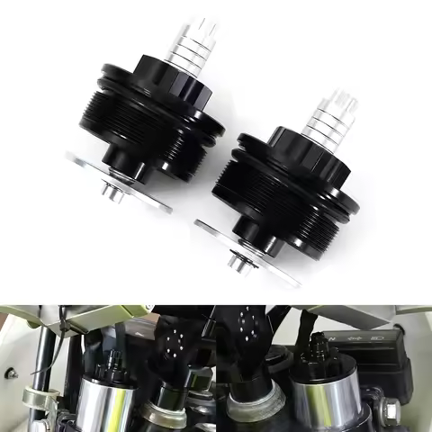 Motorcycle CNC Fork Preload Adjusters Bolts Cap For Suzuki GSR400 GSX1100 GSX1200 GSX750 DR250 DR350