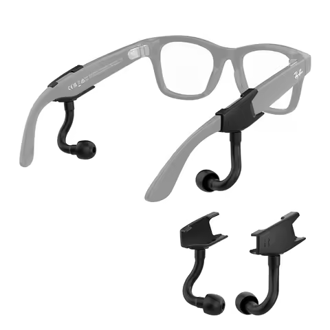 HIBLOKS Earphones For Ray-Ban Meta Wayfarer/Blayzer/Skyler/Headliner/Display & Gen 2 Smart Glasses E