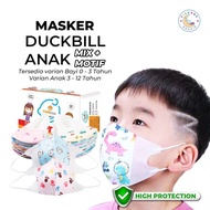 ANA Masker Duckbill Anak || Masker Anak Duckbill 3ply || Masker