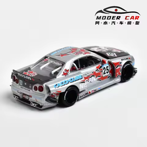 Kaido House+MINIGT TSM 197 1:64 Adults Hobby GTR R34 25# Diecast Model Car