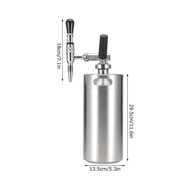 High Quality hot sale Home Brew Stainless Steel Nitrogen Infusion Coffee Keg Nitro Cold Brew Coffee 