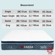 Cassa HELEN Ice Sleep Cool Tech 10.5 inch Pocketed Spring +Fibre Single / Super Single / Queen / Kin