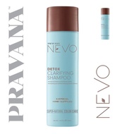 Pravana detox shampoo 220ml แชมพุปราศจากสารกันเสีย ช่วยต่อต้นอนุมุลอิสระ ชำระล้างสิ่งสกปรกตกค้าง