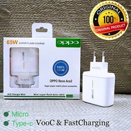 Oppo Reno 65 Watt Micro USB Fast Charging Charger Oppo VOOC Reno 65 Watt Type C Fast Charging Charge