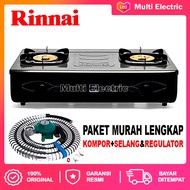 Kompor Gas Rinnai 2 Tungku RI 712 TG / Kompor 2 Tungku / Kompor Rinnai 2 Tungku / Kompor Rinai 2 Tun